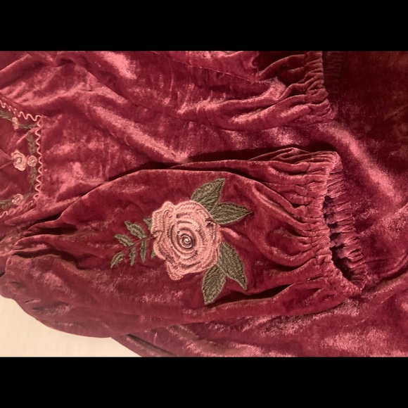 LV Berry Velvet Dress - Picture 3 of 4